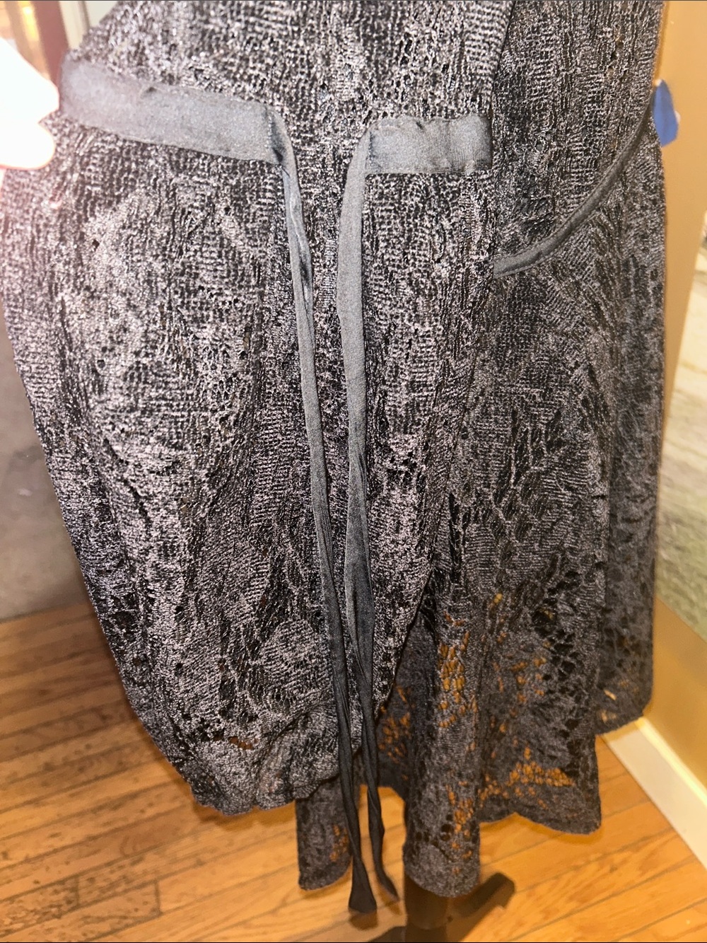NWT Free People Black Tunic Top - Size L - Picture 5 of 6